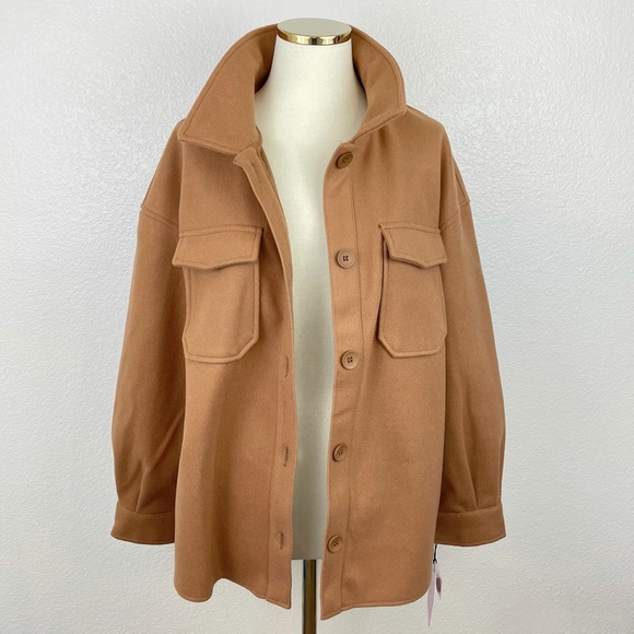 NWT • Avec Les Filles Shacket Shirt Jacket - Picture 2 of 8